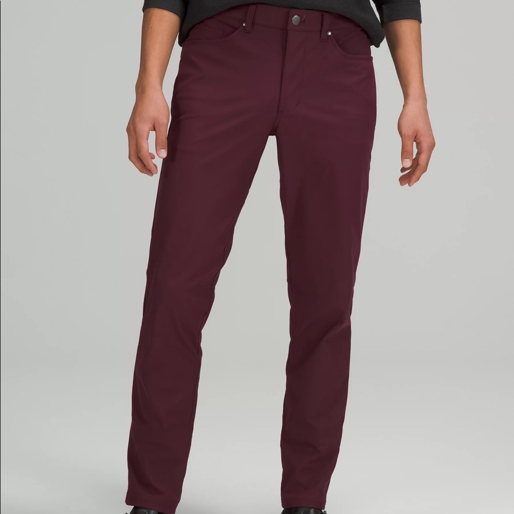 Lululemon ABC Pant Slim Fit - Burgundy 32/32